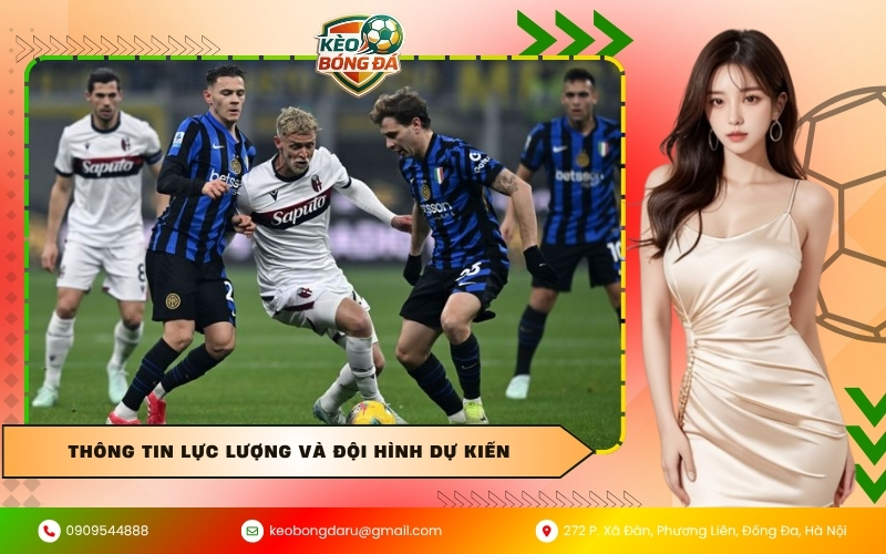 Thông tin lực lượng và đội hình dự kiến